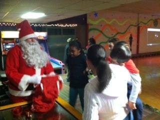 Santa visits AJ Skateworld